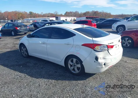 2013 Hyundai Elantra Gls from USA, damaged, VIN 5NPDH4AE6DH272623